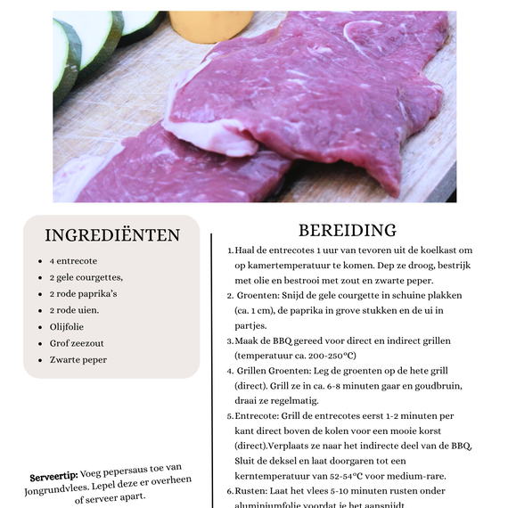 Entrecote BBQ